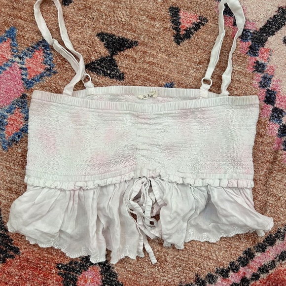 Aritzia Little Moon Pink and White Top - Picture 3 of 3